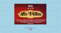 Desktop Screenshot of hotel-lavilla.info