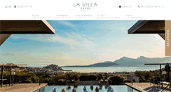 Desktop Screenshot of hotel-lavilla.com